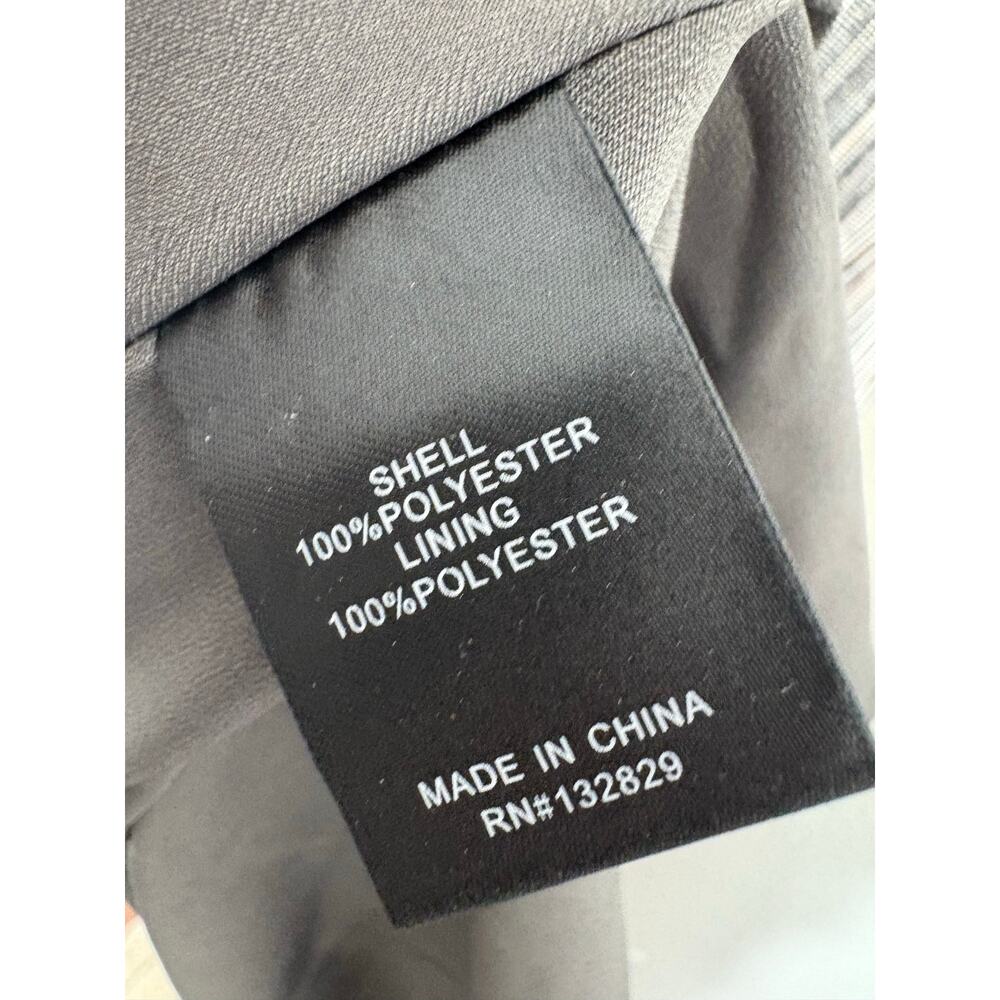 Lovers + Friends Tanya Midi Dress Silver Small Metallic Pleated Rhinestone Strap - Picture 6 of 14